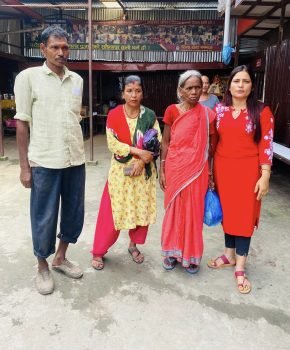 बृद्द आमालाई एक हप्ता पछी परिवार सँग पुनर्मिलन गराउन सफल भएका छौ